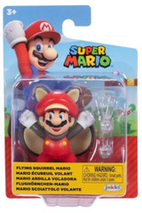 NEW Jakks 42543 FLYING SQUIRREL MARIO 2.5 Inch Mini-Figure Super Bros Nintendo