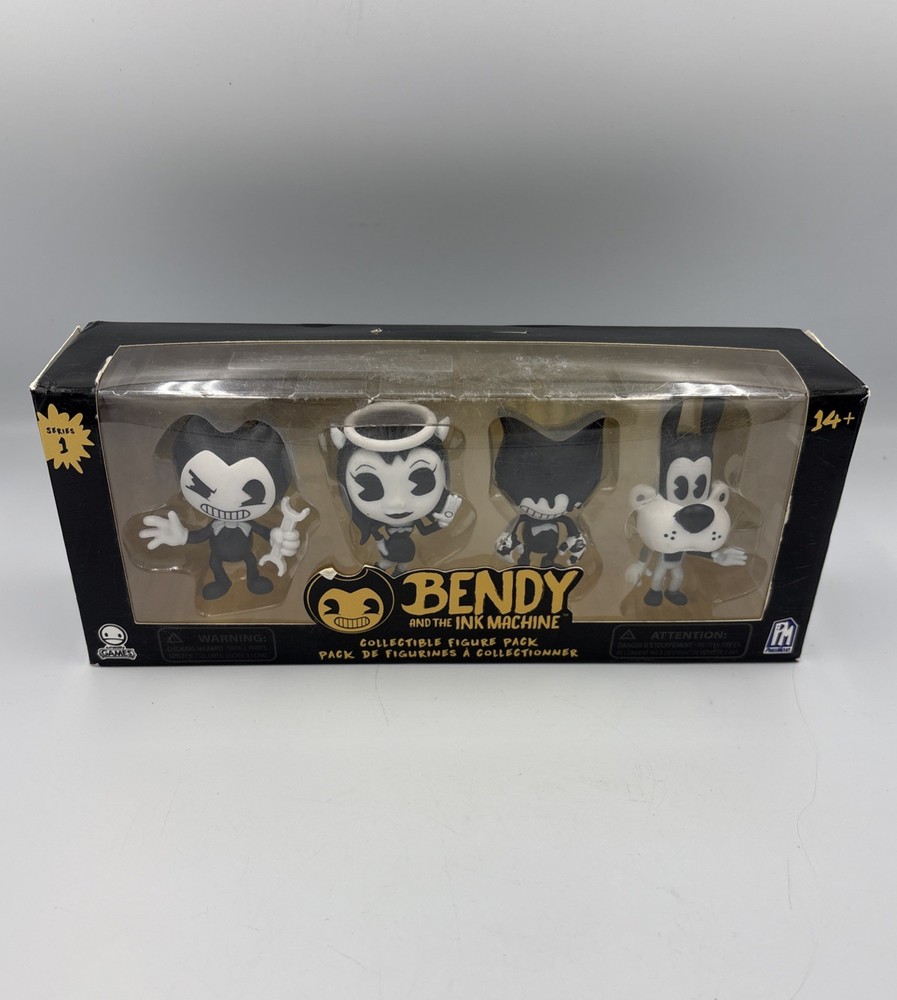 Bendy And The Ink Machine 4-Collectible Figure Pack Series 1 Open Box