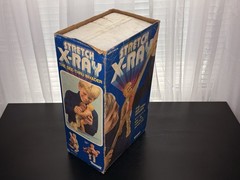 1979 Kenner Stretch X-Ray See-Thru Invader Figure Boxed w/ Box & Foam Insert