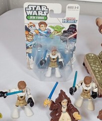 Lot Of 15 Star Wars Galactic Heroes Figures And Vehicle Mixed Years Taun Taun
