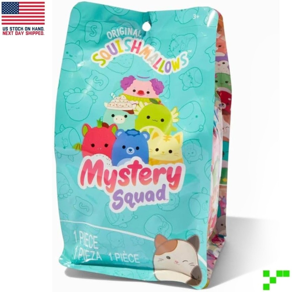Squishmallows Mystery Squad 5″ Plush – SERIES 1 – 1 in 6 Mystery Pets
