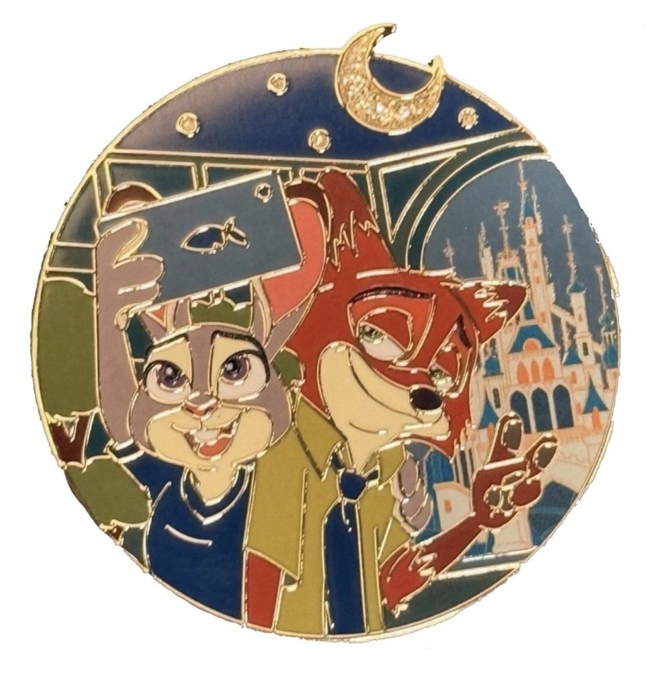 Disney Cruise Line Adventure Exclusive Judy And Nick Zootopia Ship Pin