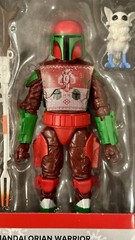 New Star Wars Black Series 6” MANDALORIAN WARRIOR HOLIDAY EDITION Hasbro