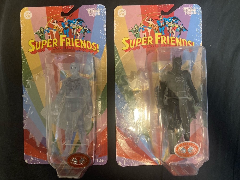 DC Batman Phantom Zone/Superman Retro Super Friends 6″ Figure Chases In Hand!