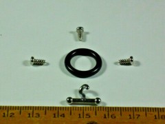 GI Joe 3.75 in 3 3/4in O-ring T-Hook Screws 5 piece replacement waistband O-ring