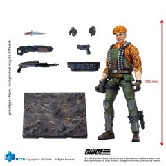 HIYA Toys Exquisite Mini 1/18 G.I. Joe Tiger Force Flint Action Figure New