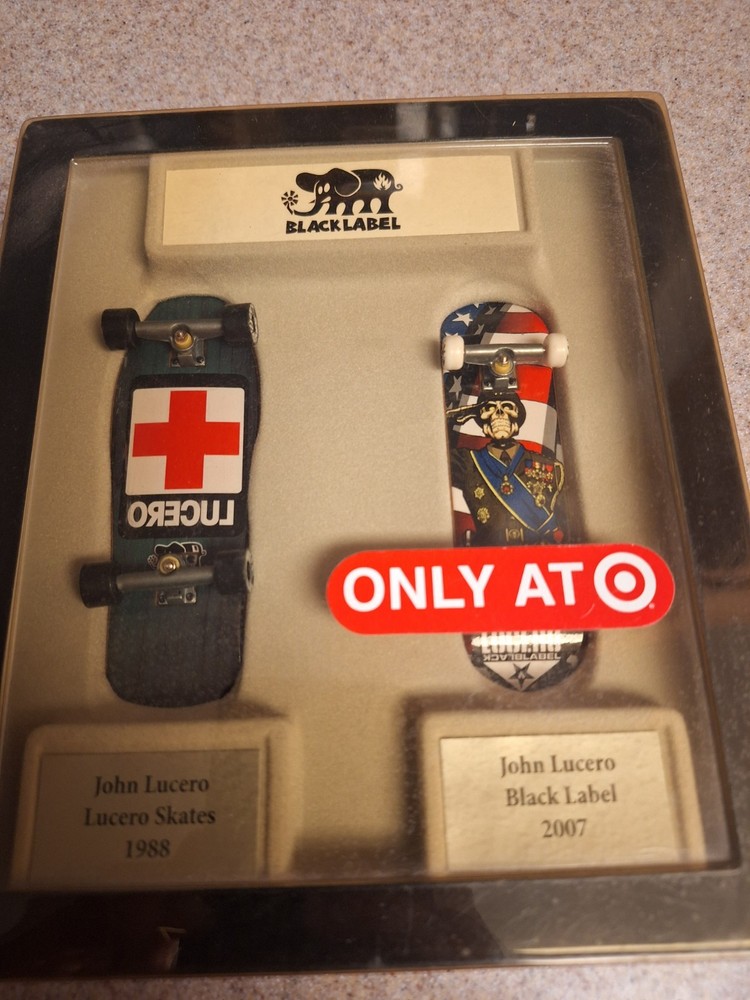 Tech Deck Collector’s Series ‘Then and Now’ John Lucero, Black Label 1988/2007