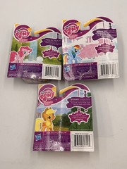 3 My Little Pony Friendship Magic Applejack, Rainbow Dash, And Pinkie Pie
