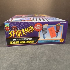 SKYLINE WEB-RUNNER SKY SCRAPER STUNT SET SPIDER-MAN ANIMATED NEW TOY BIZ