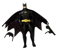 Vintage 1989 Toy Biz 5″ Batman Action Figure w/Working Bat Rope Belt