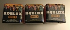 LOT of (3) ROBLOX CELEBRITY SERIES 8 Orange Sealed Blind Box Mystery Figures