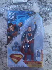 SUPERMAN MOVIE 12 Figure Hand Signed David Corenswet, DC Studios, New With COA