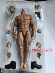 ANT 1:12 Flexible Muscular Male Strong Joint Figure Body Head Hand Shape Model