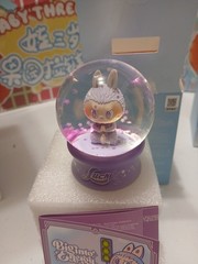 Big Into Energy Crystal Snow Light Up Globe Ball BIE Comfirmed ” Luck “