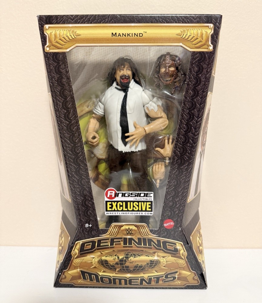 WWE Elite Defining Moments Mankind Action Figure Mick Foley Ringside Exclusive