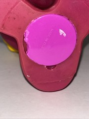 Vtg 1992 Lyons Group 7″ Barney Purple Dinosaur Coin Piggy Bank Back to School