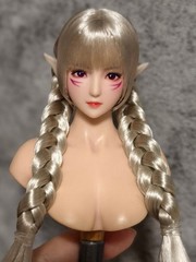 1:6 Elf beauty Women Head Sculpt Fit 12” Female PH UD LD Action Figure Doll Toy