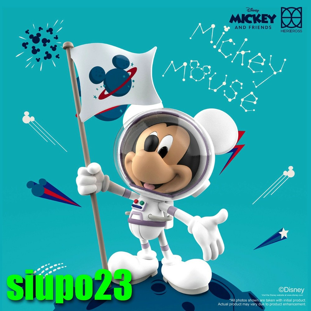Herocross ~ HPS #007 Disney 15CM Astronaut Mickey Mouse Figure