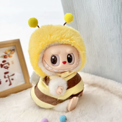 Fits 1,2,3 LABUBU Clothes Set Cute Animal Overall Monsters Plush – NO DOLL