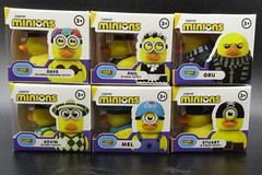 Tubbz Mini Cosplay Ducks “MINIONS” 6 Pk Gru Kevin Mel Stuart Dave & Phil – NIB