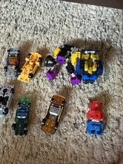 Lot Of 8 Vintage Transformers Robots in Disguise Spy Changers / Scout Class