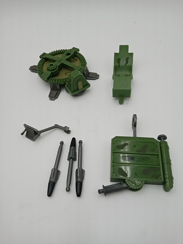 GI Joe 2003 Big Brawler Jungle Mission Gun Station Weapon Missiles #udb8