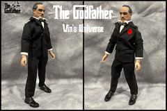 Custom 8″ Mego Marlon Brando Don Vito Corleone the Godfather Action Figure