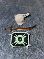 Golden Girl Galoob JADE PARTS LOT Helmet Shield Sword
