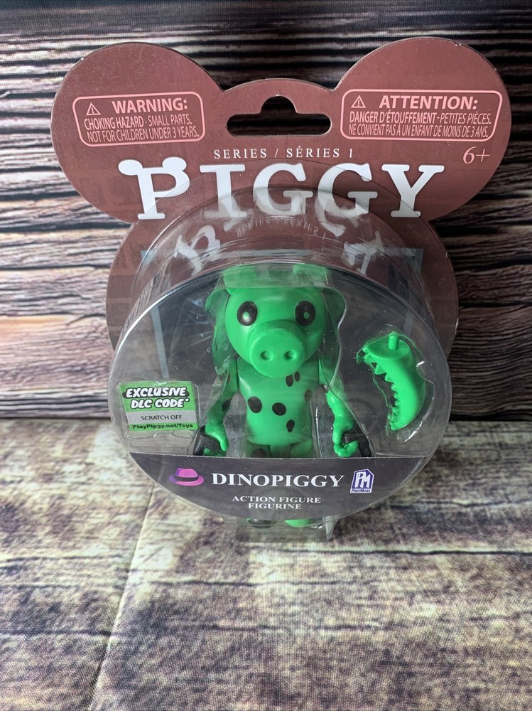 Piggy Series 1 DINOPIGGY Action Figure Exclusive DLC Code Scratch Off NEW