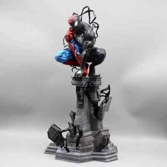 Symbiotic Spider-Man Venom Action Figure LED 38cm PVC Statue Model Collectables