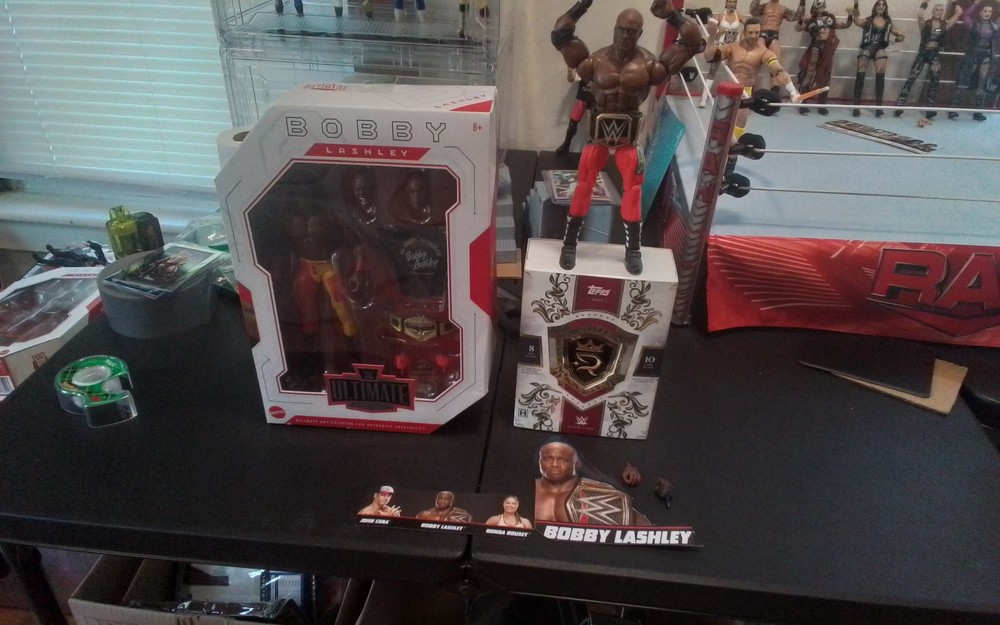 WWE Mattel Ultimate Series #19 & Top Picks Bobbie Lashley 2xs His side plates