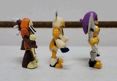 Medabots Figure Lot w/Cards, Dice & Posters – Samurai, Warbandit, Phoenix & More