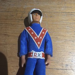 Vintage Ideal 1976 Robbie Knievel Figure W/Helmet & Belt Teenage Stuntman