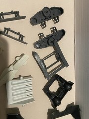 GI Joe Hasbro 3.75” 1987 Cobra Wolf & Cobra Sea-Ray Parts Lot
