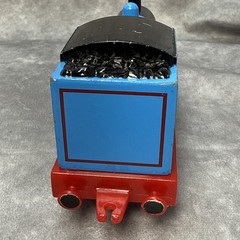 ERTL Britt Allcroft 1985 Thomas The Tank Engine Pull Back 7.5” Metal Train Works