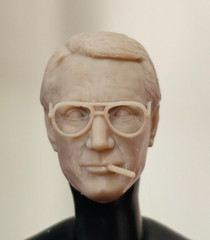 1:12 1:10 1:9 1:6 JAWS CHIEF MARTIN BRODY CUSTOM HEAD SCULPT UNPAINTED