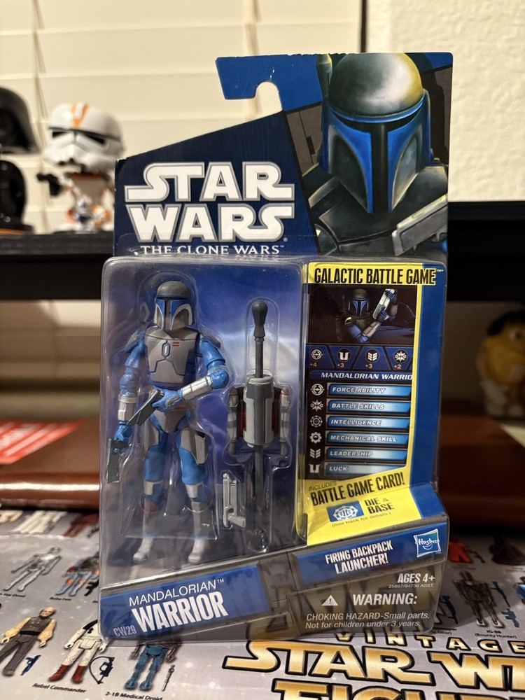 Star Wars The Clone Wars Mandalorian Warrior CW29 2010 Hasbro Brand NEW Sealed