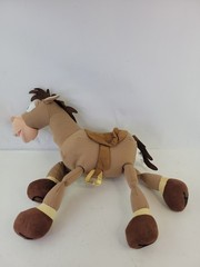 Disney Store Toy Story Woody’s Poseable Galloping Horse Bullseye 12″ .