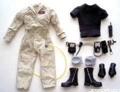1/6 scale Ray Stantz tan outfit Ghostbusters 1 Mattel for 12″ figure afterlife