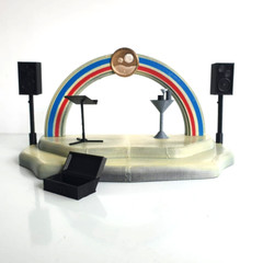 Custom Cantina Bandstand for 3.75 inch (1:18) Scale Action Figure