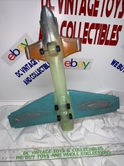 Vintage 1970s Ultraman Soft vinyl Plastic Jet Plane Sofubi
