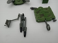 GI Joe 2003 Big Brawler Jungle Mission Gun Station Weapon Missiles #udb8