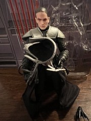 Black series Lord Starkiller w/ custom helmet and Galen Marek head added