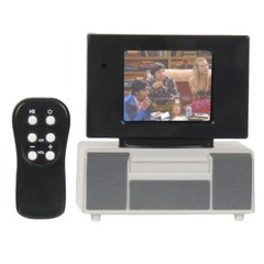 Big Bang Theory Tiny TV Classics Real Working TV And Remote Arcade Toys New