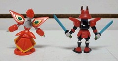 Medabots Figure Lot w/Cards, Dice & Posters – Samurai, Warbandit, Phoenix & More