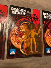 Lot of 3 Bruce Lee Dragon Return MOC Action Figures