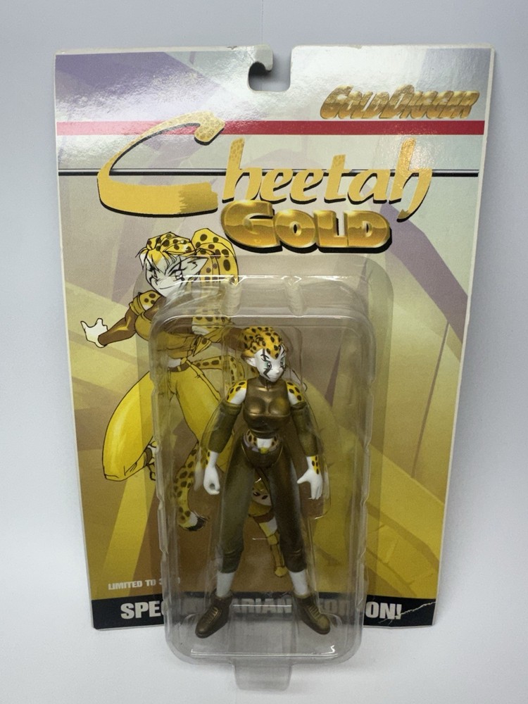 Stealth Variant! 1997 Gold Digger Toys Cheetah Action Figure – NEW SEALED