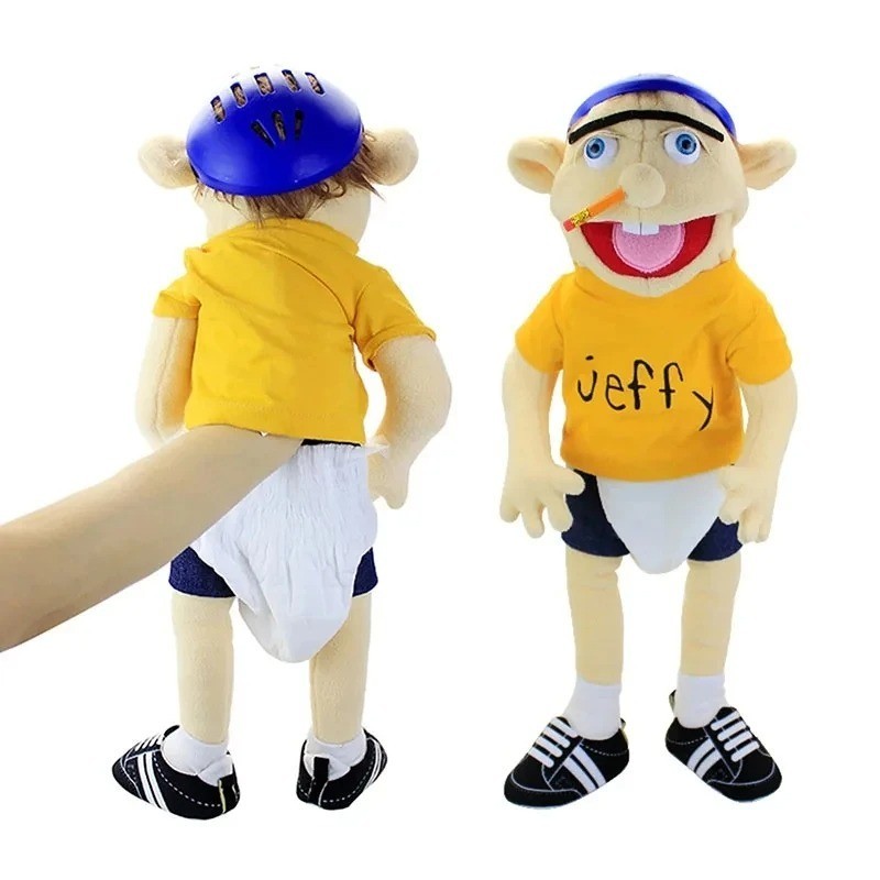Jeffy Hand Puppet Toy For Children Interactive Storytelling Educational Toy 60cm