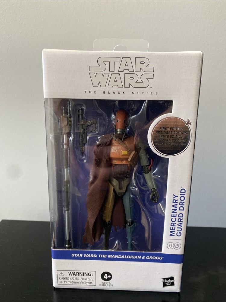 Hasbro Star Wars Black Series #09 Mercenary Guard Droid First Edition In-hand