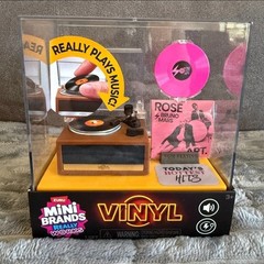 Zuru Mini Brands Really Works VINYL MINI RECORD PLAYER + 3 Capsule Pack NEW